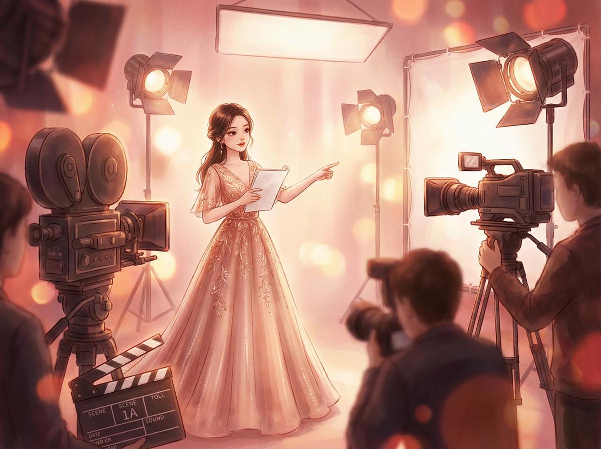 探花传媒杨幂拍摄现场